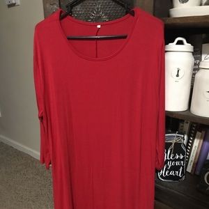 Red Swing Dress